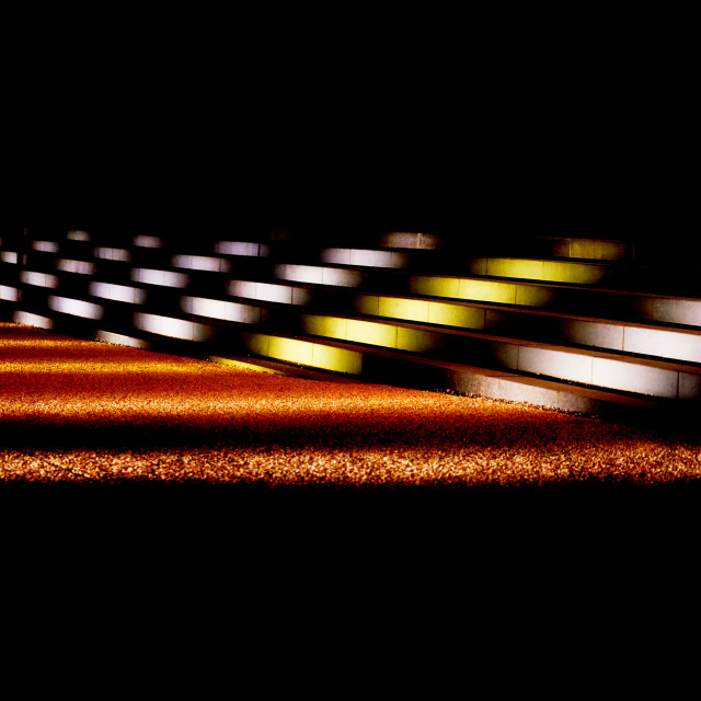 "steps lighted" by Amit Mendelsohn - $49.60 "steps lighted" stock image