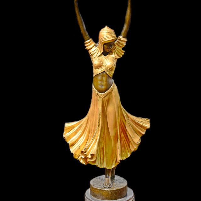 "art deco statue" stock image