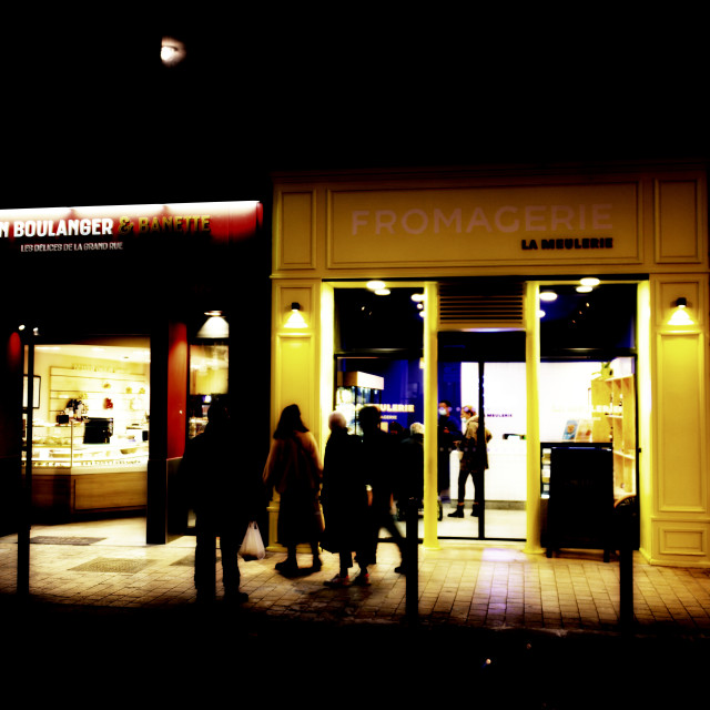 "people shopping for food" by Amit Mendelsohn - $49.60 "people shopping for food" stock image