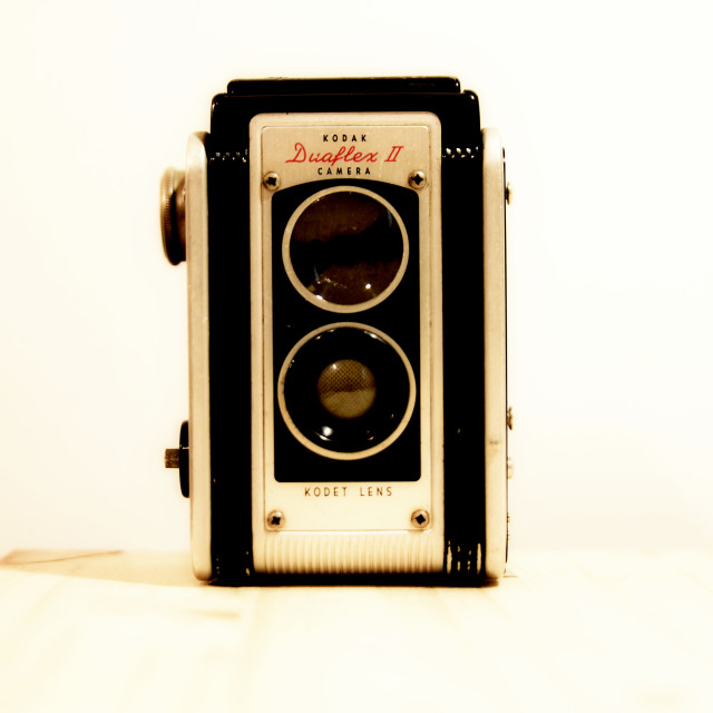 "an art deco camera" stock image