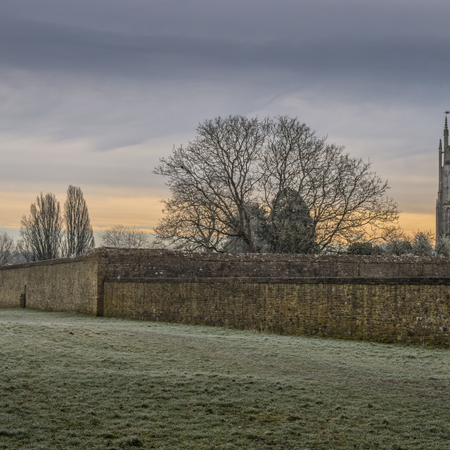 "St Andrews Church in Mells, Somerset" stock image