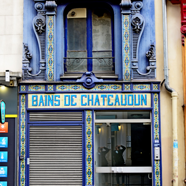 "Baths in paris" stock image