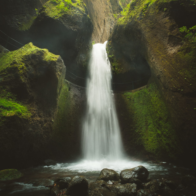 "Moinho Waterfall" stock image