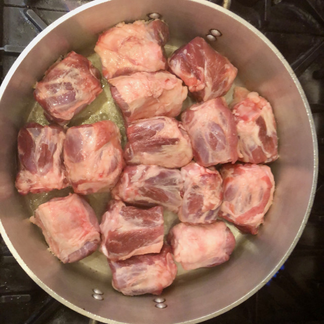 "Osso Busso searing- Food Series" stock image