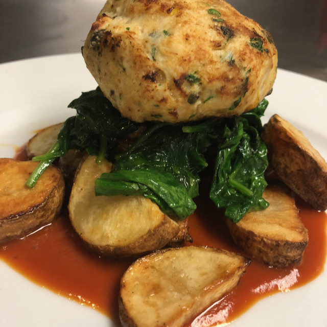 "Crab Cake- Food Series" stock image