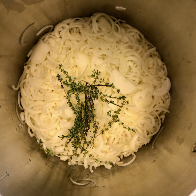 "French Onion soup- Food Series" by Aaron M Thompson PHOTO - $25.11 "French Onion soup- Food Series" stock image