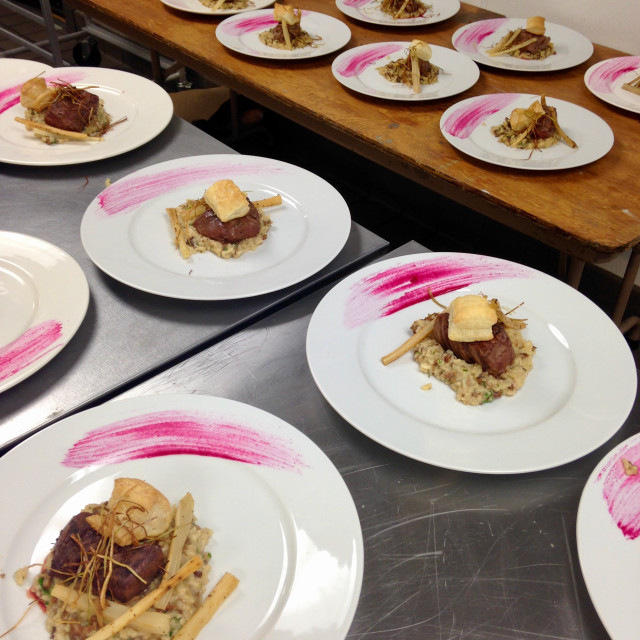 "Wine Dinner courses- Food Series" by Aaron M Thompson PHOTO - $25.11 "Wine Dinner courses- Food Series" stock image
