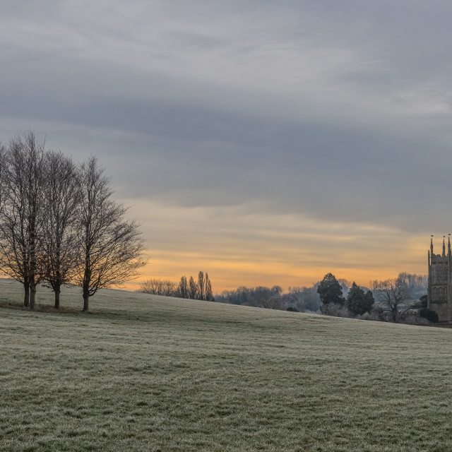 "English Country Church In Mells Somerset" stock image