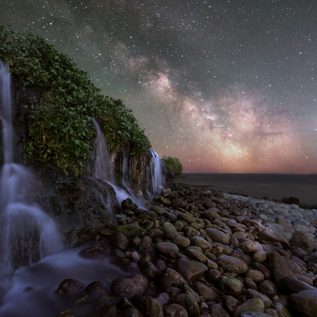 "Milky way rising over Osmington Mills, Dorset" by Kat Lawman - $37.04 "Milky way rising over Osmington Mills, Dorset" stock image