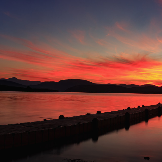 "Sunrise in Tepecoacuilco Pier" by Expvisual Filmmaking and Photography SAS de CV - $9.88 "Sunrise in Tepecoacuilco Pier" stock image
