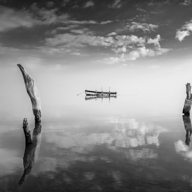 "Thornham Reflections" stock image