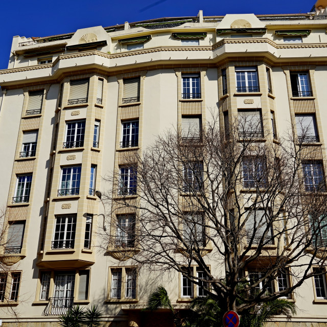 "Art deco building - Cannes" by Amit Mendelsohn - $48.98 "Art deco building - Cannes" stock image