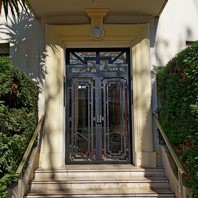 "Art deco entrance - Cannes" by Amit Mendelsohn - $48.98 "Art deco entrance - Cannes" stock image