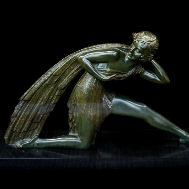 "an art deco statue" by Amit Mendelsohn - $48.98 "an art deco statue" stock image