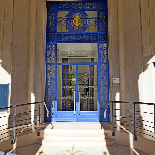 "LCL bank entrance - Cannes" by Amit Mendelsohn - $48.98 "LCL bank entrance - Cannes" stock image