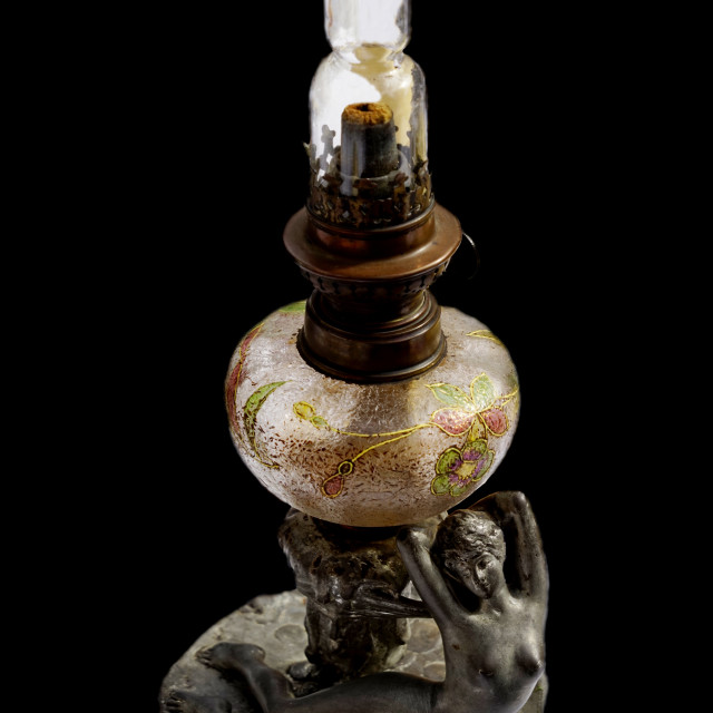 "An art deco oil lamp" by Amit Mendelsohn - $48.98 "An art deco oil lamp" stock image