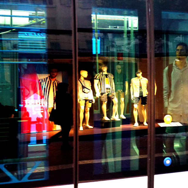 "in the tramway and out of it" by Amit Mendelsohn - $48.98 "in the tramway and out of it" stock image