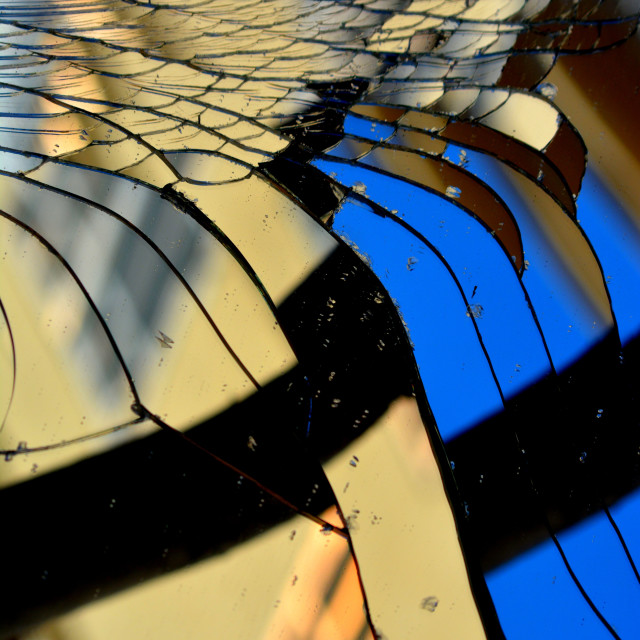 "A broken mirror" by Amit Mendelsohn - $48.98 "A broken mirror" stock image