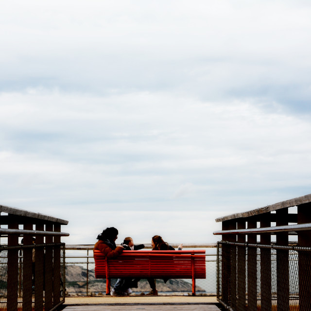 "A family in front of the sea" by Amit Mendelsohn - $48.98 "A family in front of the sea" stock image