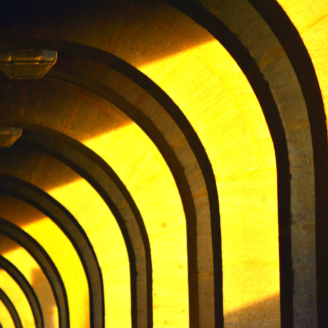 "a corridor of arches" by Amit Mendelsohn - $48.98 "a corridor of arches" stock image