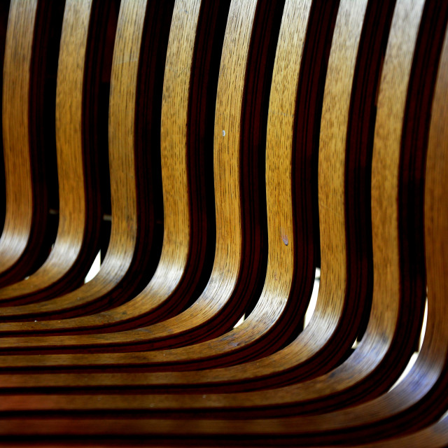 "close up on a wooden bench" by Amit Mendelsohn - $48.98 "close up on a wooden bench" stock image