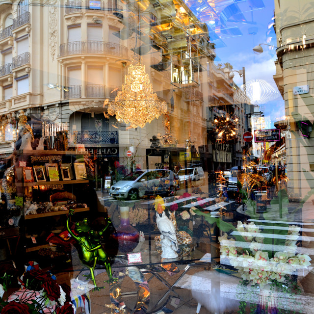 "Reflective vitrine" by Amit Mendelsohn - $48.98 "Reflective vitrine" stock image