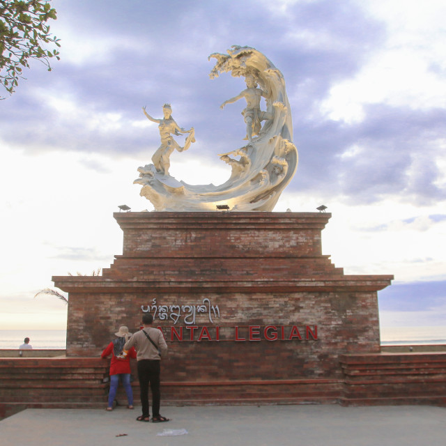 "Legian Beach Entrance Gate" stock image