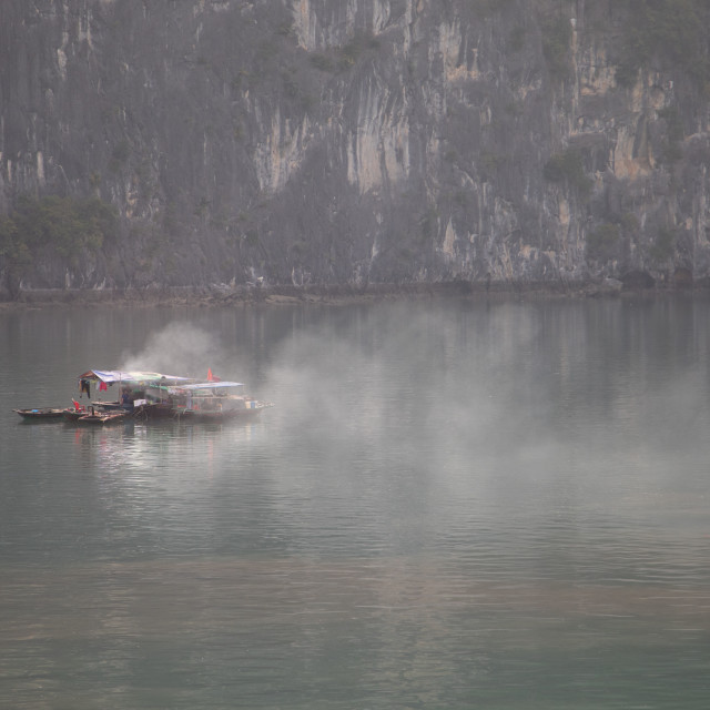 "Smoke on the water" stock image