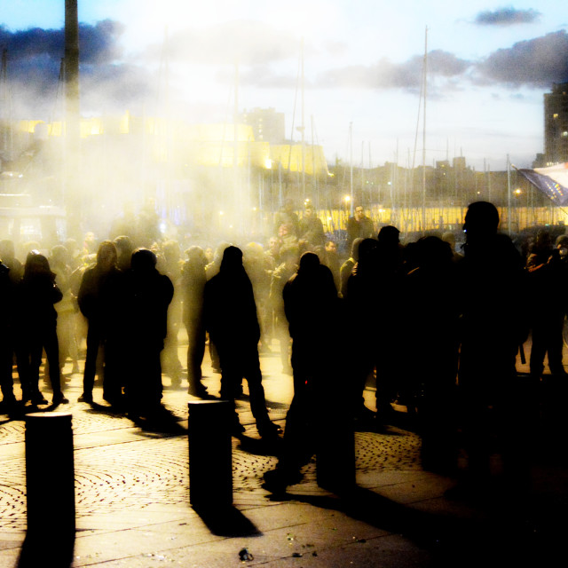 "People on the port" by Amit Mendelsohn - $49.05 "People on the port" stock image