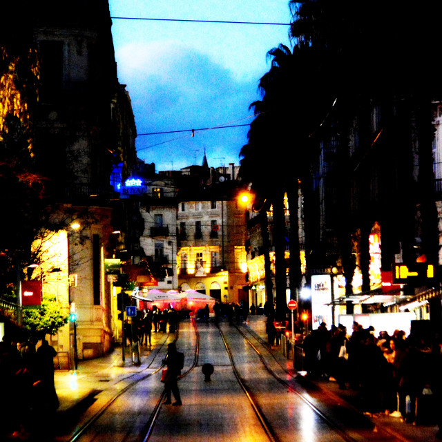 "Montpelier at night" by Amit Mendelsohn - $49.05 "Montpelier at night" stock image