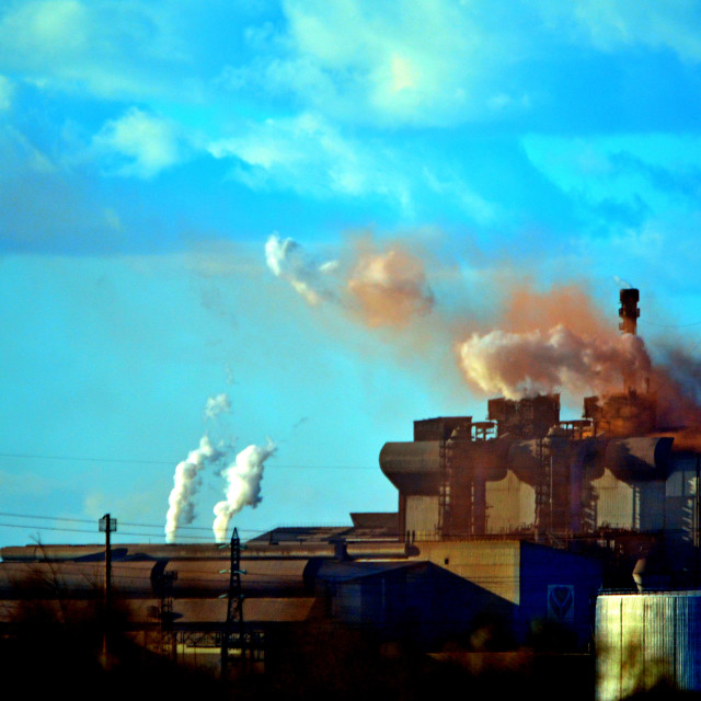 "industrial pollution" by Amit Mendelsohn - $49.05 "industrial pollution" stock image