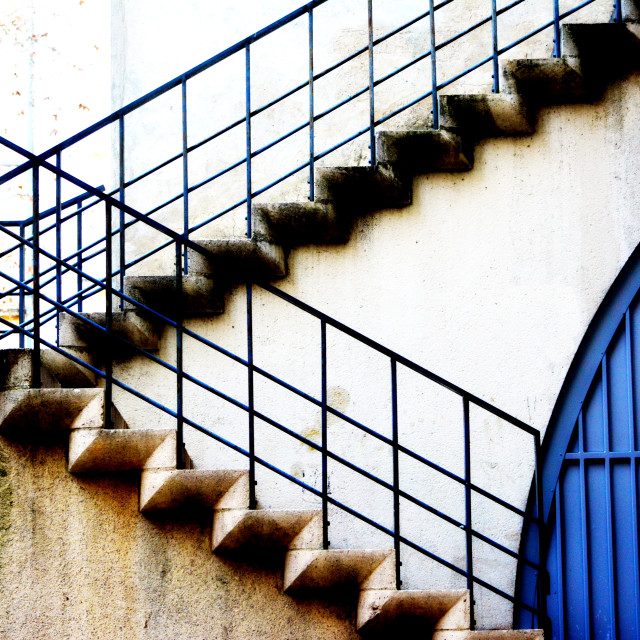 "Steps in a castle in Montpelier" by Amit Mendelsohn - $49.05 "Steps in a castle in Montpelier" stock image