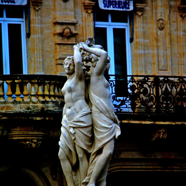 "the statue of The Three Graces" by Amit Mendelsohn - $49.05 "the statue of The Three Graces" stock image