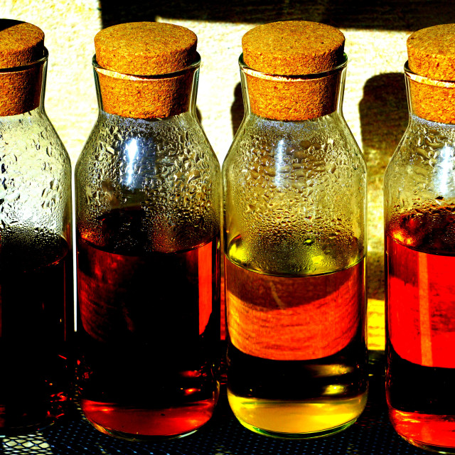 "4 bottles" by Amit Mendelsohn - $49.05 "4 bottles" stock image