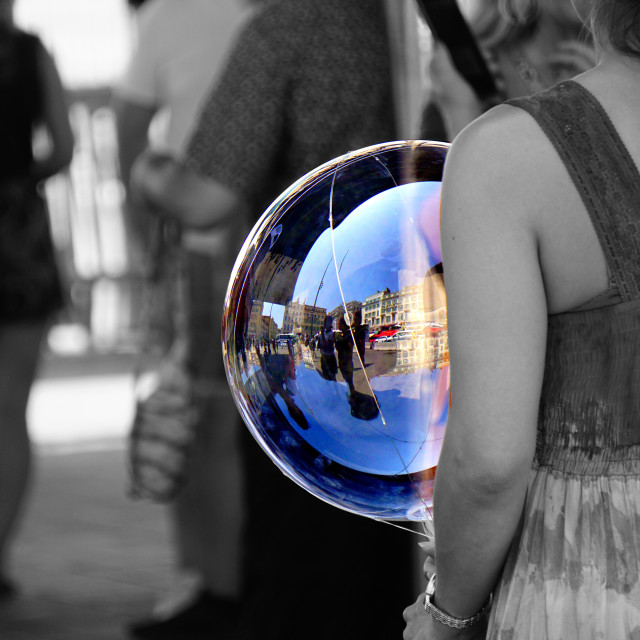 "a colourful baloon" by Amit Mendelsohn - $49.05 "a colourful baloon" stock image