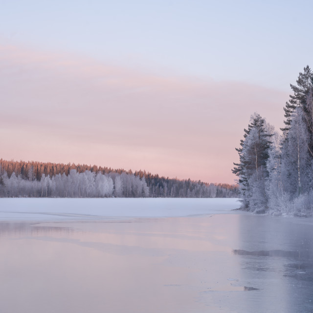 "Frozen spring" stock image