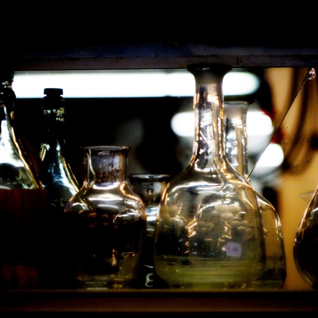 "Bottles" by Amit Mendelsohn - $49.80 "Bottles" stock image