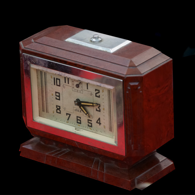 "An art deco alarm clock" by Amit Mendelsohn - $49.80 "An art deco alarm clock" stock image
