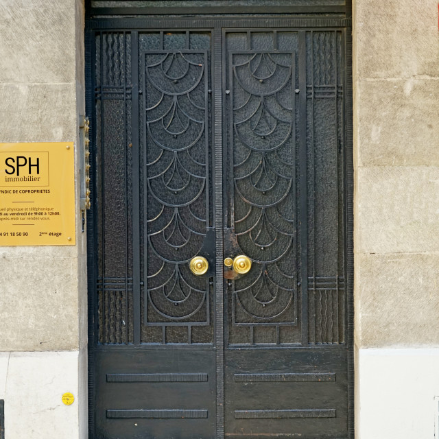 "art deco door" by Amit Mendelsohn - $49.42 "art deco door" stock image