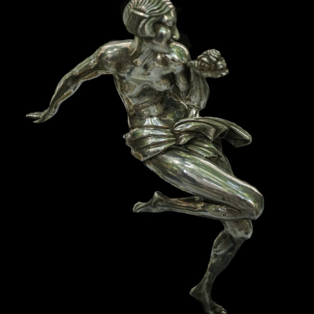 "an art deco statue of a woman dancing" by Amit Mendelsohn - $49.42 "an art deco statue of a woman dancing" stock image