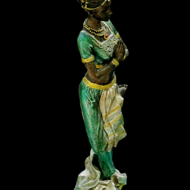 "a statue of an Indian woman" by Amit Mendelsohn - $49.42 "a statue of an Indian woman" stock image