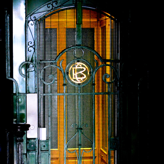 "art nouveau elevator" by Amit Mendelsohn - $49.42 "art nouveau elevator" stock image