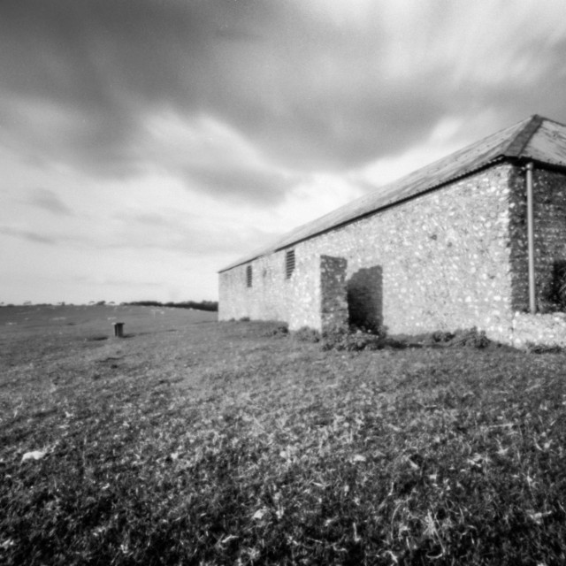 "The Old Barn" stock image