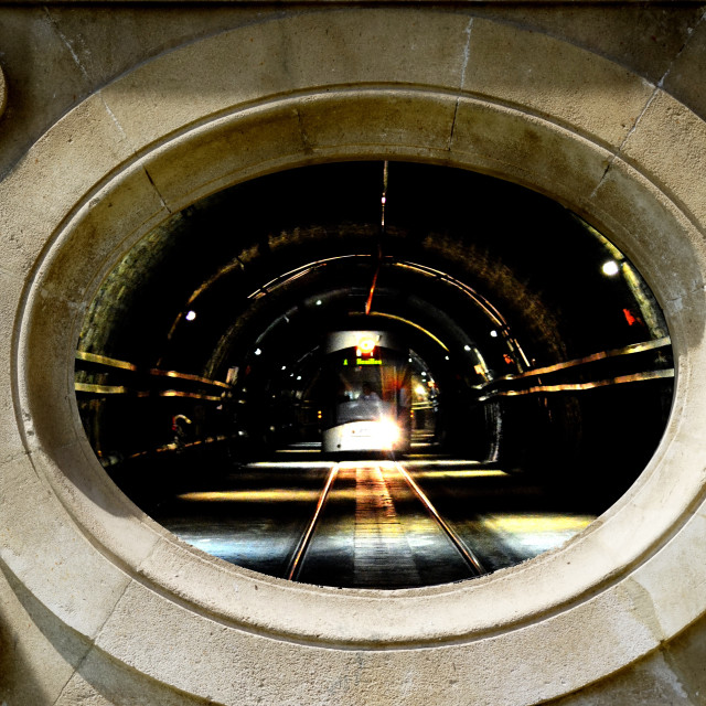 "a window to the tunnel" by Amit Mendelsohn - $49.42 "a window to the tunnel" stock image