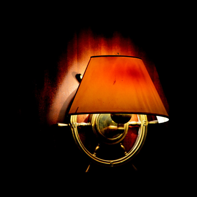 "a lamp on a boat" by Amit Mendelsohn - $49.42 "a lamp on a boat" stock image