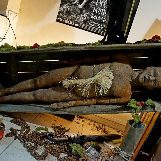 "a mannequin in a coffin" by Amit Mendelsohn - $49.42 "a mannequin in a coffin" stock image