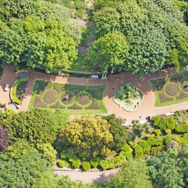 "Italian Gardens" stock image