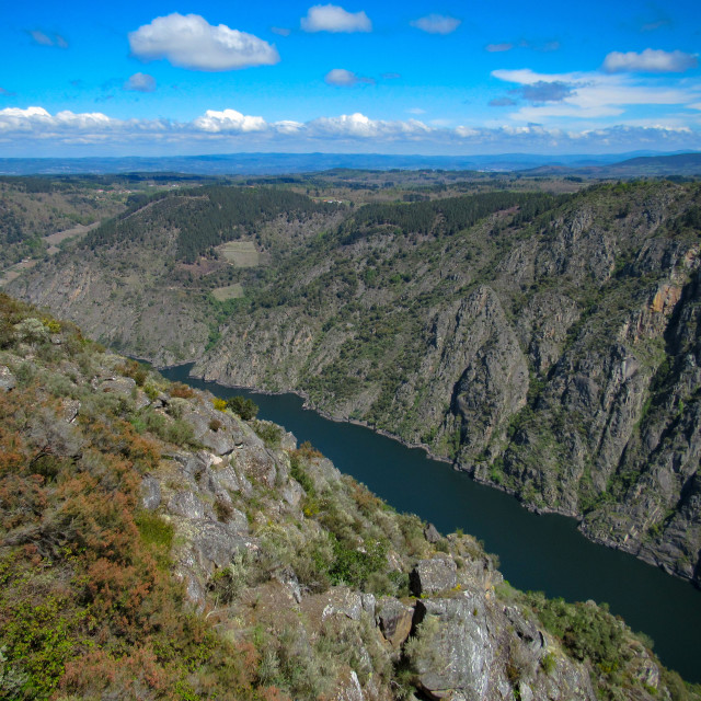 "The Canyon of the Sil River" stock image