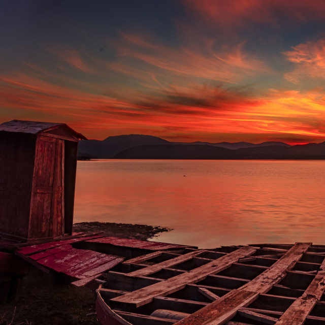 "Dawn at Valerio Trujano Dam" by Expvisual Filmmaking and Photography SAS de CV - $6.03 "Dawn at Valerio Trujano Dam" stock image