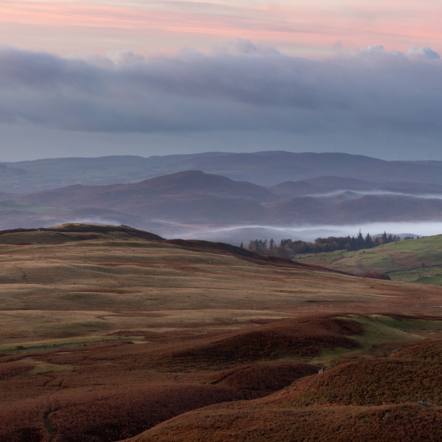 "Early Morning Pastel Shades from the Old Man" stock image